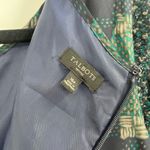 Talbots  Tweed Dress Sz 16P Blue Green Dark Academia Mixed Media Metallic Preppy Photo 9