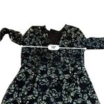 NBD Revolve  Laney Wrap‎ Dress Women’s Size Small Black Silver Mesh Lace Floral Photo 9