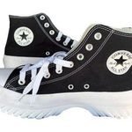 Converse CTAS Lugged 2.0 Hi Top Platform Sneakers Black White Unisex Size 11.5 W Photo 0