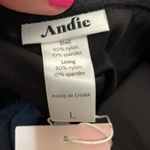 ANDIE Bikini Set Valencia Top Bikini Bottom Rib Black size Large NWT Photo 11