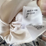 Antonio Melani Crop Peplum Blouse Women’s Large Angel Sateen Cottagecore Western Photo 12