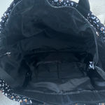 Shade & Shore  XL Black Leopard Cheetah Print Neoprene Zip Beach Pool Tote Bag Photo 4