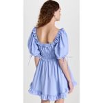 En Saison‎ Danielle Poplin Babydoll Mini Dress Blue Size Medium Photo 1