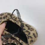 Vans  Leopard Animal Print Fuzzy Platform Ribbon Laces Size M6.0/W7.5 Photo 9