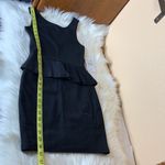 ZARA Trafaluco Collection Black Peplum Bodycon Dress Size XS Photo 7
