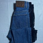 Rave Women's Skinny Jeans with Black Lace Blue Size undefined Photo 6
