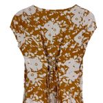Band of Gypsies  Mini Dress Womens S Brown Floral Button Front Boho Cottagecore Photo 3