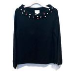 Christopher & Banks Hand Embroidered Cotton Sweater Photo 4