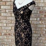NWT Lulus Table For Two Off The Shoulder Midi Dress Black Photo 4
