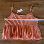 Anthropologie Ruffle Bubble-Hem Cropped Tank New Large Photo 6