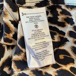 Equipment  Silk Aubrey Dress Shift Leopard Print size Large Crew Neck Pockets Photo 10
