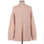 Calvin Klein | Dusty Rose Light Pink Chunky Heavyweight Knit Sweater Size Medium Photo 1