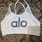 Alo Yoga  White Sports Bra Photo 1
