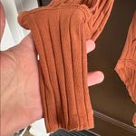 Free People Movement NWT  Bella Layer Ribbed Henley Top Spiced Copper Generous XS Photo 8