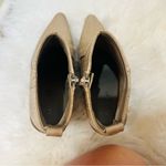 Gianni Bini  boots tan snake skin maelyie croc size 6 Photo 6