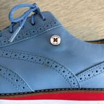 FootJoy Women's Sport Retro Blue Faux Leather Golf Shoes Size 8.5 Photo 9