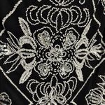 Adrianna Papell Elegant Black and White off-the -shoulder Beaded Dress 18W New Photo 4