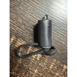 Stanley Tumbler Charm Cow Print Turquoise Blue Logo Keychain Accessory Black Photo 3