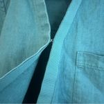 Athleta NWT Playa 100% Linen Tie Top Short Sleeve Teal Blouse/Top Size X… Photo 9