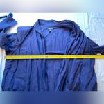 Eileen Fisher Open Jacket, Blue Sparkle, Long fit, Size 2X Photo 3