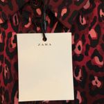 ZARA TRF Leopard Button Up Crop Top Shirt XS NEW Photo 2