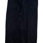 Pilcro  Wide Leg Cropped Pants Black Size 32 Photo 0