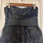 EXPRESS Black Feather Cocktail Dress Photo 4