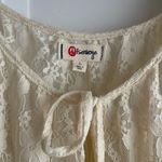 Olsenboye Cream Lace Blouse Photo 3