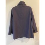 Larry Levine  wool blend Swing Pea Coat Gray Large Photo 1