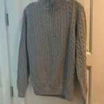 IZOD Mens Cable Solid 1/4 Zip Sweater Photo 1