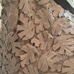 BCBGMAXAZRIA  Pencil Skirt, Sequin Lace, taupe/ hazel color - S Photo 2