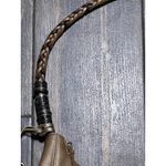 Brighton  Barbados Gold Leather Hobo Shoulder Bag Heart Charm Braided Strap Purse Photo 9