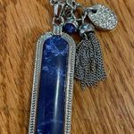 Lia Sophia "Chambray" Genuine Lapis w/Cut Crystals Necklace Photo 0