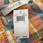 Billy T Short Sleeve Popover Dress in Picnic Plaid, Size L New w/Tag $118 Orange Size L Photo 10