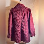 prAna Burgundy Puffer Coat Jacket M Photo 11