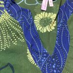 Sweet Pea by Staci Frati Sheer Womens Med Green Plunging Vneck Boho Y2K Coquette Photo 5