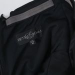 Betsy and Adam Black Satin Cocktail Dress Photo 11