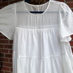 Lulus Tier We Go White Tiered Short Sleeve White Mini XS Photo 5