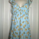 Lush Clothing New LUSH Blue Floral Flowy Long Maxi Dress Women’s Tiered Spring Sundress Sz M Photo 1