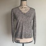 Banana Republic  Leopard Print V-neck Sweater Photo 2