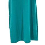 LuLaRoe Julia Turquoise Charcoal Gray Baseball Tee Tunic Shift Dress Large Photo 3