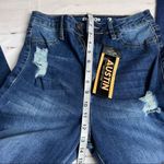 Refuge Austin Distressed High Rise Flare Leg Denim Sz 7 Photo 4