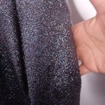 Nicole Miller Blue Metallic Cocktail Dress Photo 4