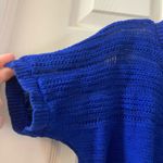 Studio Blue Knit by Hampshire  Knit Sweater Top Small Photo 3