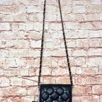 Badgley Mischka | Black Diamond Quilted with Pearls Phone Case Crossbody Bag Photo 0