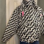 Very RARE Franz Klammer Vintage Puffer Jacket Women’s Size 10. White Photo 3