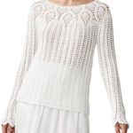 J. McLaughlin  Shellona Crocheted Sweater Size Large NWT Photo 0