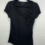 Attention  Black with Ruffles tee short sleeve size Small Photo 0