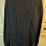 Gap Chunky Cable Knit Sweater Navy XXL Photo 3