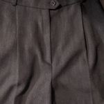 Max Mara  Virgin Wool Gray Pleated Trousers Size 6 Photo 2